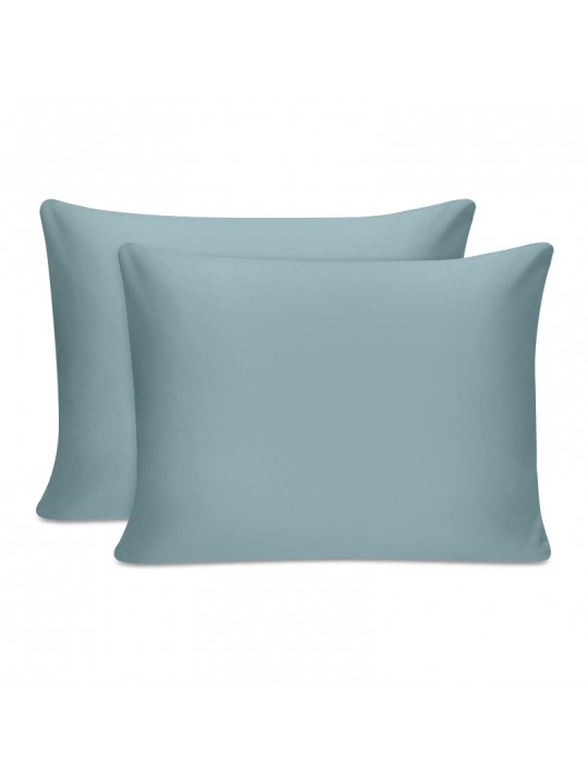 Μαξιλαροθήκες ύπνου Tonne Cotton Box Σετ 2 τμχ χρώμα μέντα 50x70εκ.