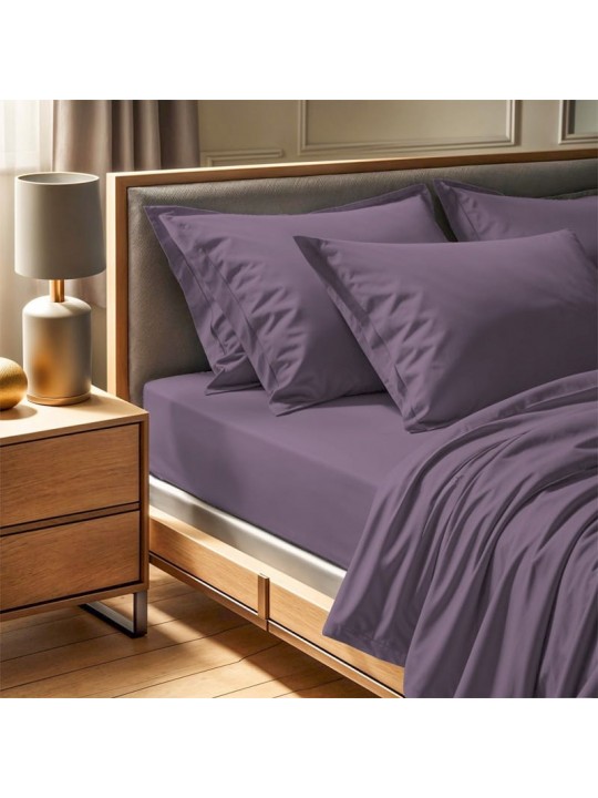 Σεντόνι Tonne Cotton Box Μονό (180x240) χρώμα dusty rose