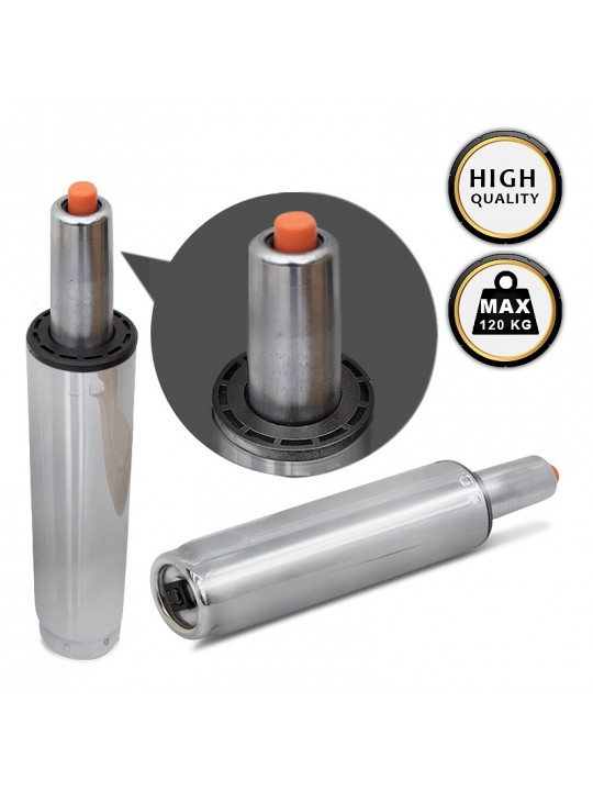 Αμορτισέρ καρέκλας γραφείου Megapap Class-3 υψηλών αντοχών έως 120kg χρώμα ασημί 25 - 35εκ.