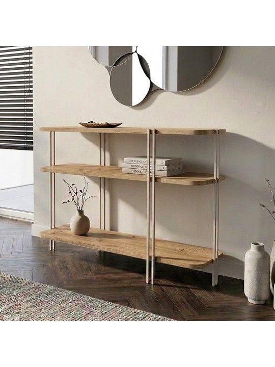 Κονσόλα Notus Megapap χρώμα sapphire oak 92x34,5x75εκ.