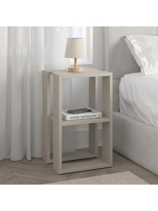 Κομοδίνο - Τραπεζάκι βοηθητικό Lonie Megapap χρώμα sandstone 34x30x55εκ.