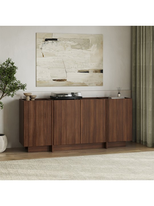 Μπουφές Dorma Megapap χρώμα καρυδί milano 180x45x80,2εκ.