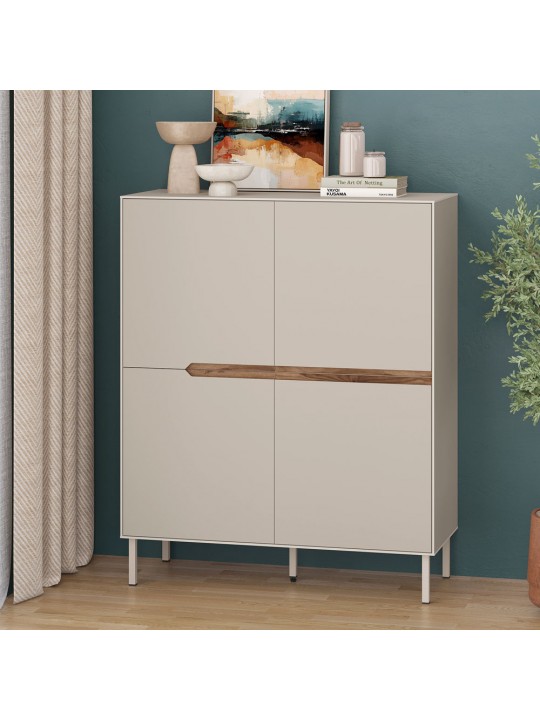Μπουφές Arch Megapap χρώμα sandstone 98x40x120,5εκ.