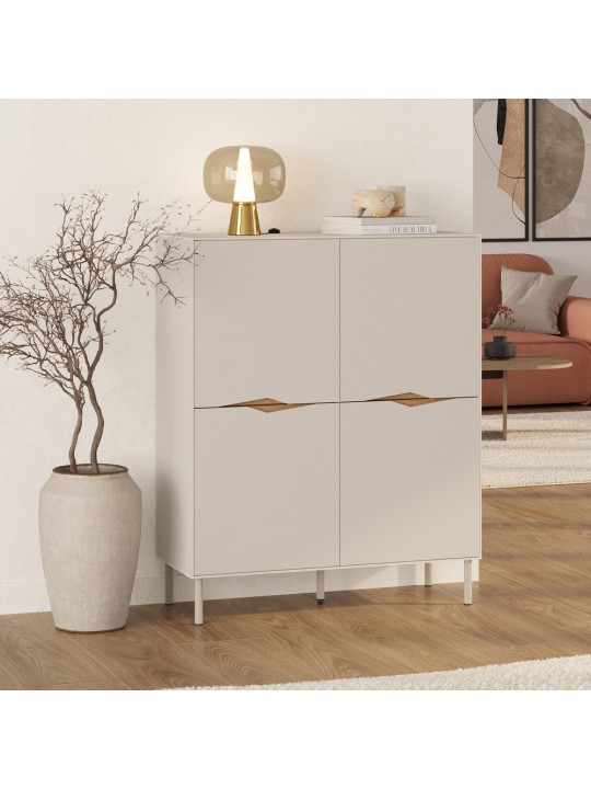 Μπουφές Marquise Megapap χρώμα sandstone 98x40x120εκ.