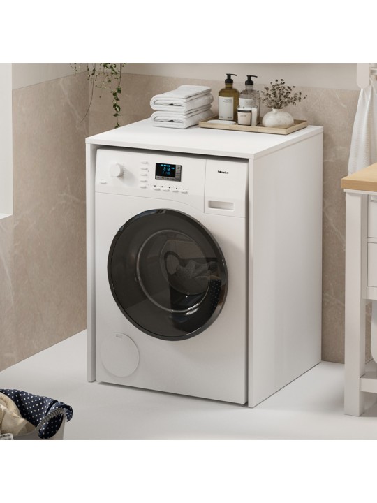 Έπιπλο πλυντηρίου Pinar Megapap χρώμα λευκό 65,5x60x88,6εκ.