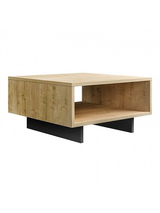 Τραπεζάκι σαλονιού Hola Megapap μελαμίνης χρώμα φυσικό οξιάς - ανθρακί 60x60x32εκ. Τραπεζάκι σαλονιού Hola Megapap μελαμίνης χρώμα φυσικό οξιάς - ανθρακί 60x60x32εκ.