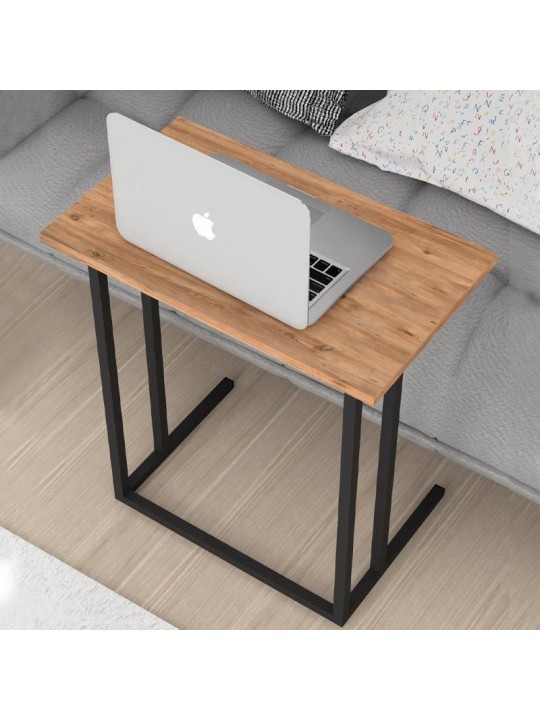 Βοηθητικό τραπεζάκι Jango Megapap μεταλλικό - μελαμίνης χρώμα μαύρο - pine oak 60x35,5x65,5εκ. Βοηθητικό τραπεζάκι Jango Megapap μεταλλικό - μελαμίνης χρώμα μαύρο - pine oak 60x35,5x65,5εκ.