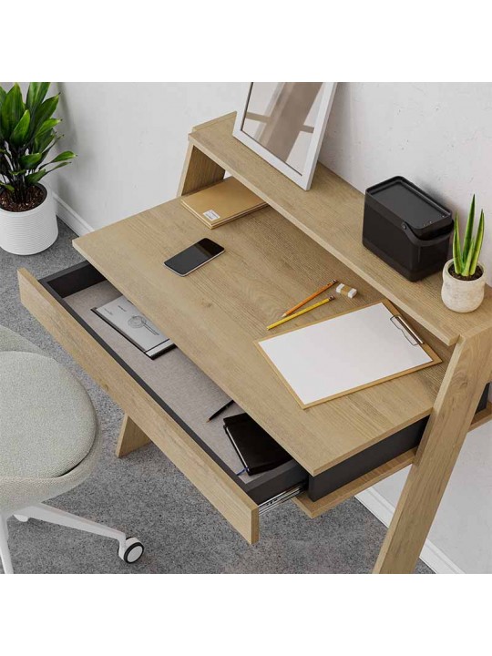 Γραφείο εργασίας Cowork Megapap από μελαμίνη χρώμα φυσικό οξιάς 94x50x91εκ. Γραφείο εργασίας Cowork Megapap από μελαμίνη χρώμα φυσικό οξιάς 94x50x91εκ.
