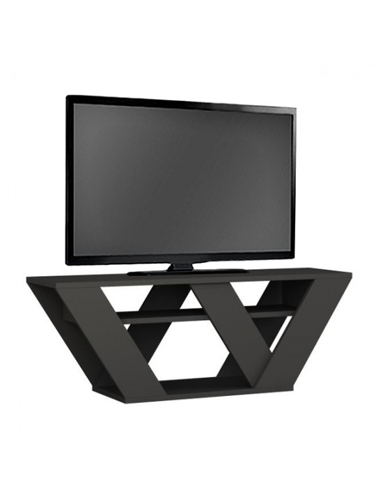 Έπιπλο τηλεόρασης Pipralla Megapap μελαμίνης χρώμα ανθρακί 110x30x40εκ. Έπιπλο τηλεόρασης Pipralla Megapap μελαμίνης χρώμα ανθρακί 110x30x40εκ.