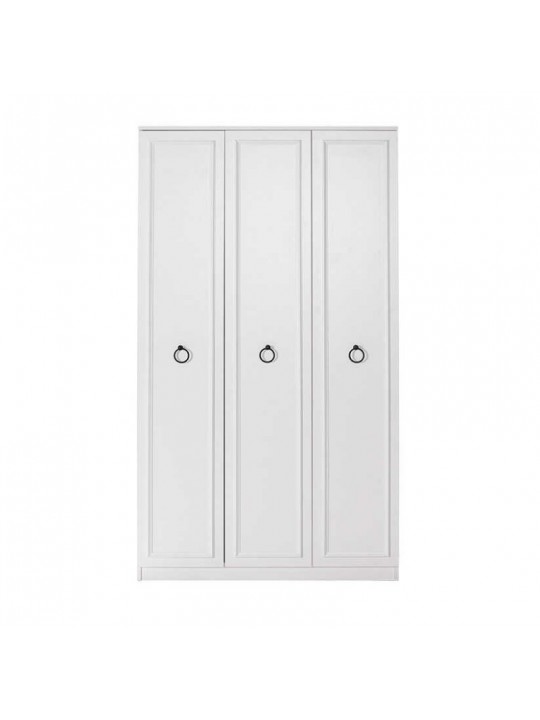 Ντουλάπα ρούχων Hampton Megapap τρίφυλλη χρώμα λευκό 103x52x185εκ. Ντουλάπα ρούχων Hampton Megapap τρίφυλλη χρώμα λευκό 103x52x185εκ.