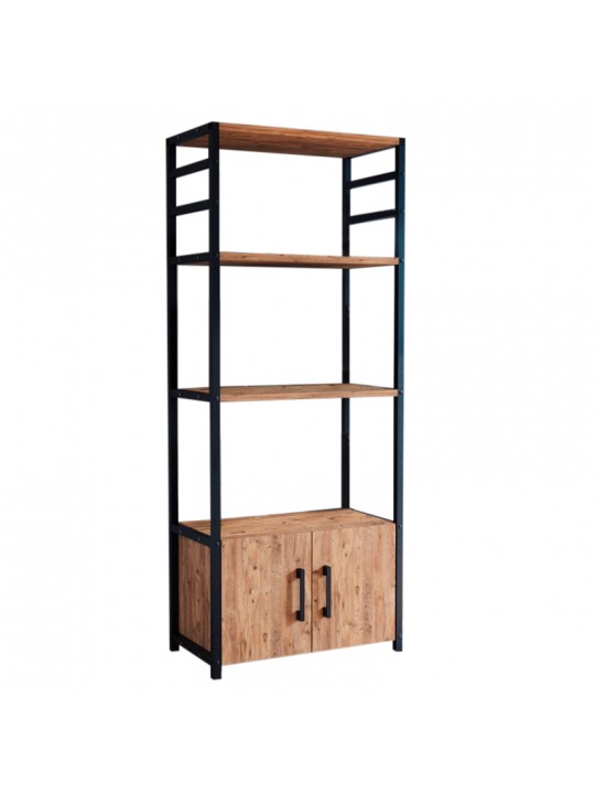 Έπιπλο κουζίνας Agero Megapap μεταλλικό - μελαμίνης χρώμα μαύρο - pine oak 56,1x30x138,3εκ. Έπιπλο κουζίνας Agero Megapap μεταλλικό - μελαμίνης χρώμα μαύρο - pine oak 56,1x30x138,3εκ.