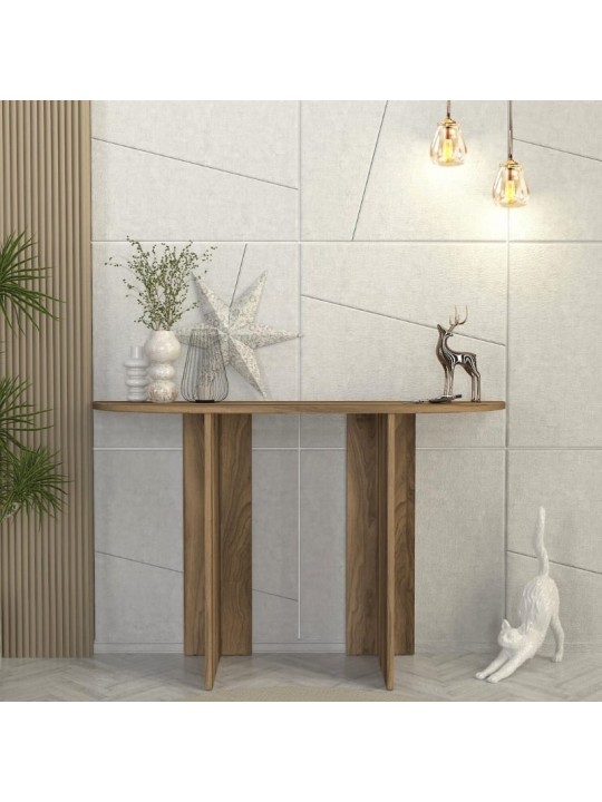 Κονσόλα Cortado Megapap χρώμα καρυδί 120x35x75εκ. Κονσόλα Cortado Megapap χρώμα καρυδί 120x35x75εκ.