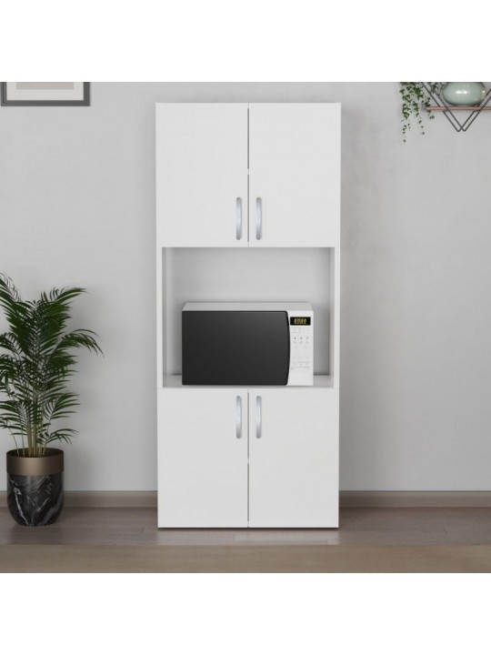 Ντουλάπα κουζίνας Armado Megapap χρώμα λευκό 60x32x140εκ. Ντουλάπα κουζίνας Armado Megapap χρώμα λευκό 60x32x140εκ.