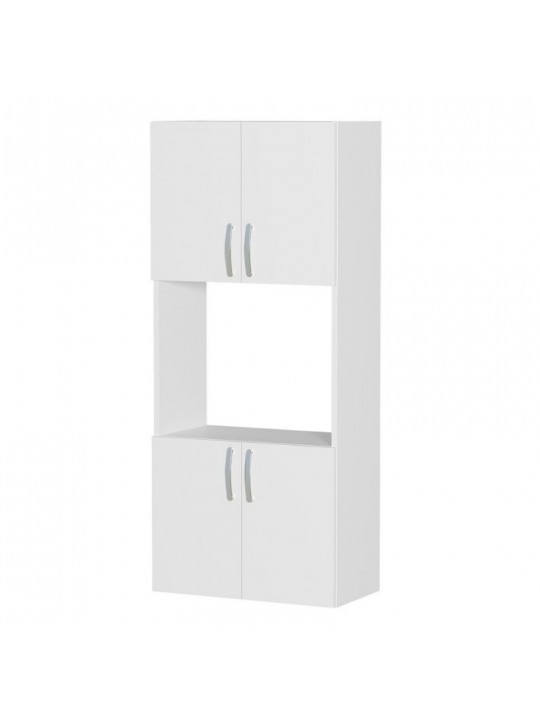 Ντουλάπα κουζίνας Armado Megapap χρώμα λευκό 60x32x140εκ. Ντουλάπα κουζίνας Armado Megapap χρώμα λευκό 60x32x140εκ.