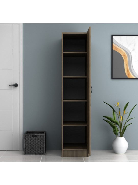 Ντουλάπα ρούχων Ricardo Megapap μονόφυλλη χρώμα καρυδί 40x51,8x181εκ. Ντουλάπα ρούχων Ricardo Megapap μονόφυλλη χρώμα καρυδί 40x51,8x181εκ.