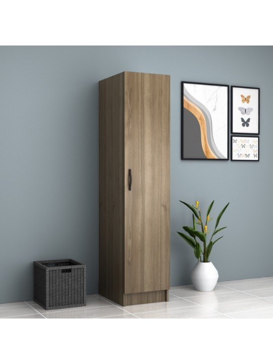 Ντουλάπα ρούχων Ricardo Megapap μονόφυλλη χρώμα καρυδί 40x51,8x181εκ. Ντουλάπα ρούχων Ricardo Megapap μονόφυλλη χρώμα καρυδί 40x51,8x181εκ.