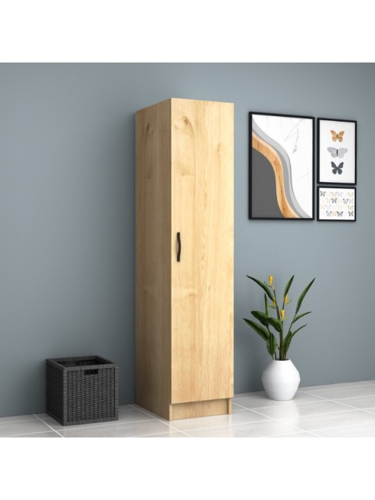 Ντουλάπα ρούχων Ricardo Megapap μονόφυλλη χρώμα φυσικό οξιάς 40x51,8x181εκ. Ντουλάπα ρούχων Ricardo Megapap μονόφυλλη χρώμα φυσικό οξιάς 40x51,8x181εκ.
