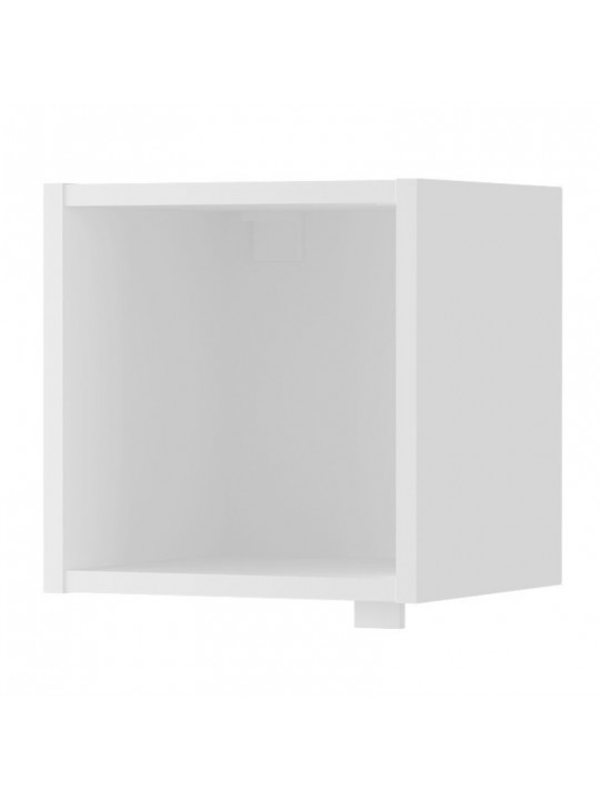 Κομοδίνο επιτοίχιο Beny Megapap χρώμα λευκό 34x30,3x34εκ. Κομοδίνο επιτοίχιο Beny Megapap χρώμα λευκό 34x30,3x34εκ.