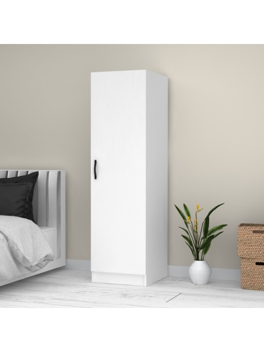 Ντουλάπα ρούχων Victoria Megapap μονόφυλλη χρώμα λευκό 50x60x181εκ. Ντουλάπα ρούχων Victoria Megapap μονόφυλλη χρώμα λευκό 50x60x181εκ.