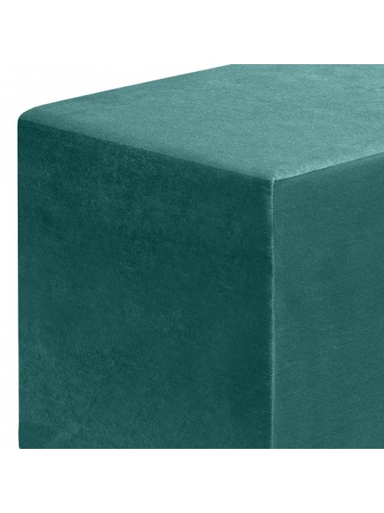 Σκαμπώ April Megapap βελούδινο χρώμα κυπαρρισί 40x40x40εκ. Σκαμπώ April Megapap βελούδινο χρώμα κυπαρρισί 40x40x40εκ.