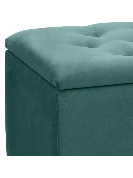 Σκαμπώ - Ταμπουρέ Lotus Megapap βελούδινο χρώμα κυπαρισσί 90x40x50εκ. Σκαμπώ - Ταμπουρέ Lotus Megapap βελούδινο χρώμα κυπαρισσί 90x40x50εκ.