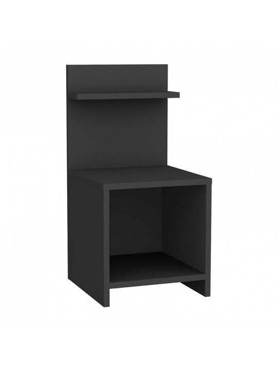 Κομοδίνο Ulman Megapap χρώμα ανθρακί 35x37x72εκ. Κομοδίνο Ulman Megapap χρώμα ανθρακί 35x37x72εκ.