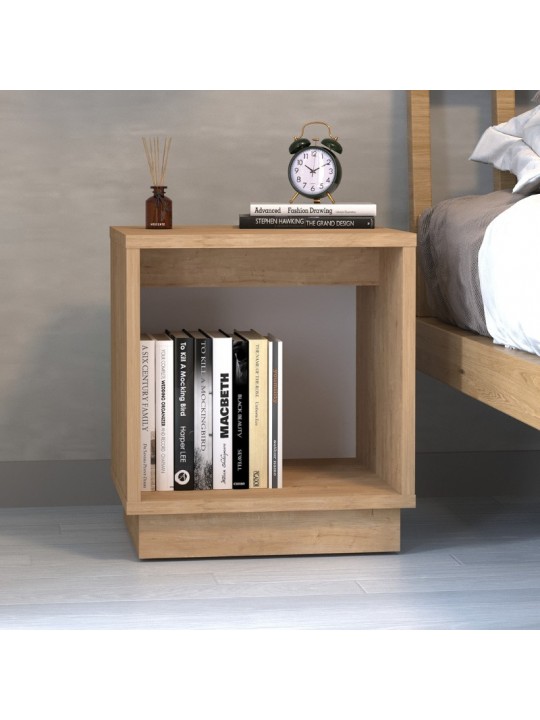 Κομοδίνο Gino Megapap χρώμα sapphire oak 40x35,3x45εκ. Κομοδίνο Gino Megapap χρώμα sapphire oak 40x35,3x45εκ.