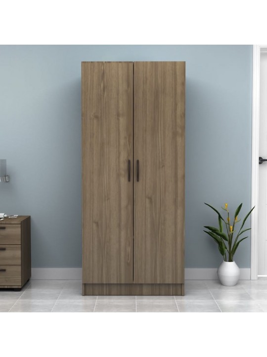 Ντουλάπα ρούχων Vivian Megapap δίφυλλη χρώμα καρυδί 80x51,8x181εκ. Ντουλάπα ρούχων Vivian Megapap δίφυλλη χρώμα καρυδί 80x51,8x181εκ.