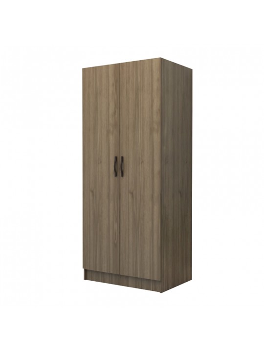 Ντουλάπα ρούχων Vivian Megapap δίφυλλη χρώμα καρυδί 80x51,8x181εκ. Ντουλάπα ρούχων Vivian Megapap δίφυλλη χρώμα καρυδί 80x51,8x181εκ.