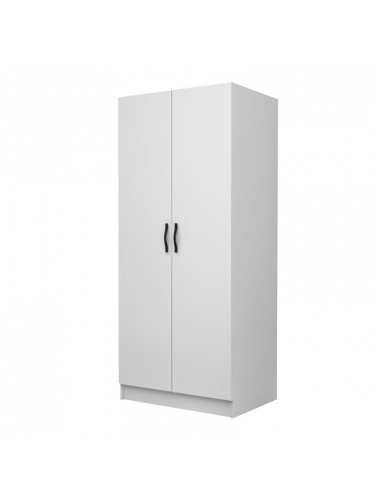 Ντουλάπα ρούχων Vivian Megapap δίφυλλη χρώμα λευκό 80x51,8x181εκ. Ντουλάπα ρούχων Vivian Megapap δίφυλλη χρώμα λευκό 80x51,8x181εκ.