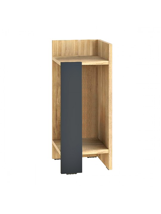 Κομοδίνο Elos Megapap δεξί χρώμα sapphire oak - ανθρακί 25x27x60εκ. Κομοδίνο Elos Megapap δεξί χρώμα sapphire oak - ανθρακί 25x27x60εκ.