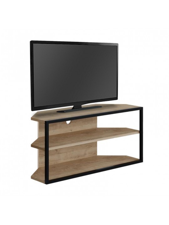 Έπιπλο τηλεόρασης γωνιακό Echo Megapap χρώμα sapphire oak 98x37x45εκ. Έπιπλο τηλεόρασης γωνιακό Echo Megapap χρώμα sapphire oak 98x37x45εκ.