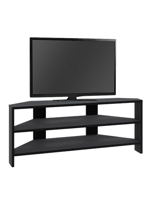 Έπιπλο τηλεόρασης γωνιακό Thales Megapap χρώμα black wood 110x36x45εκ. Έπιπλο τηλεόρασης γωνιακό Thales Megapap χρώμα black wood 110x36x45εκ.