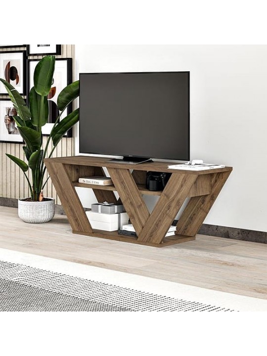 Έπιπλο τηλεόρασης Pipralla Megapap χρώμα ανοιχτό καρυδί 110x30x40εκ. Έπιπλο τηλεόρασης Pipralla Megapap χρώμα ανοιχτό καρυδί 110x30x40εκ.