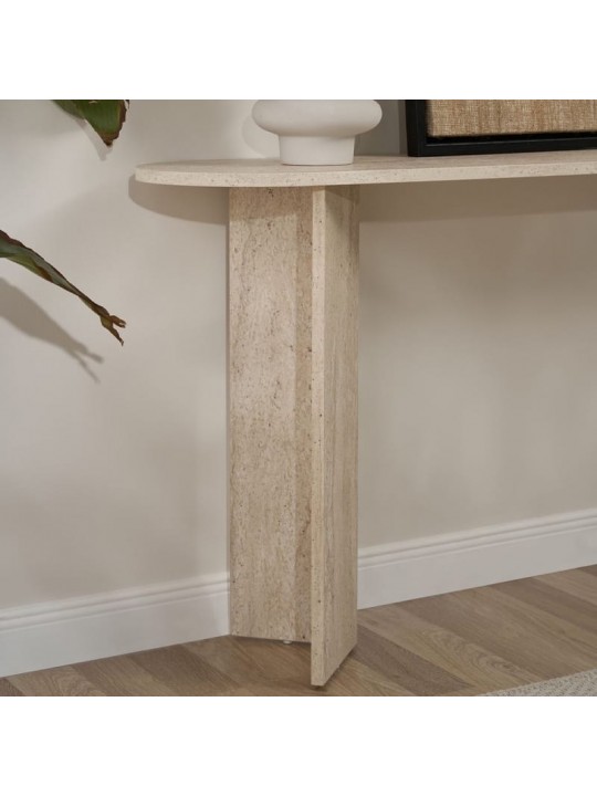 Κονσόλα Sira Megapap χρώμα travertine 150x35x75εκ. Κονσόλα Sira Megapap χρώμα travertine 150x35x75εκ.