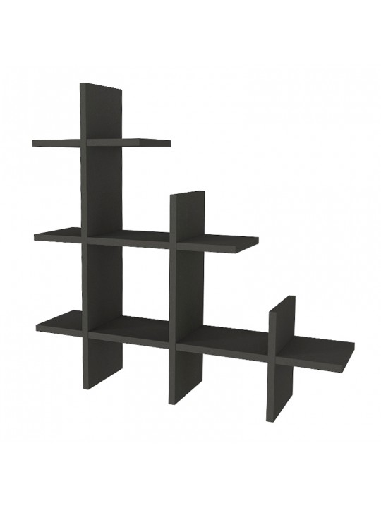 Ραφιέρα τοίχου Juke Megapap χρώμα ανθρακί 81,8x18x80εκ. Ραφιέρα τοίχου Juke Megapap χρώμα ανθρακί 81,8x18x80εκ.