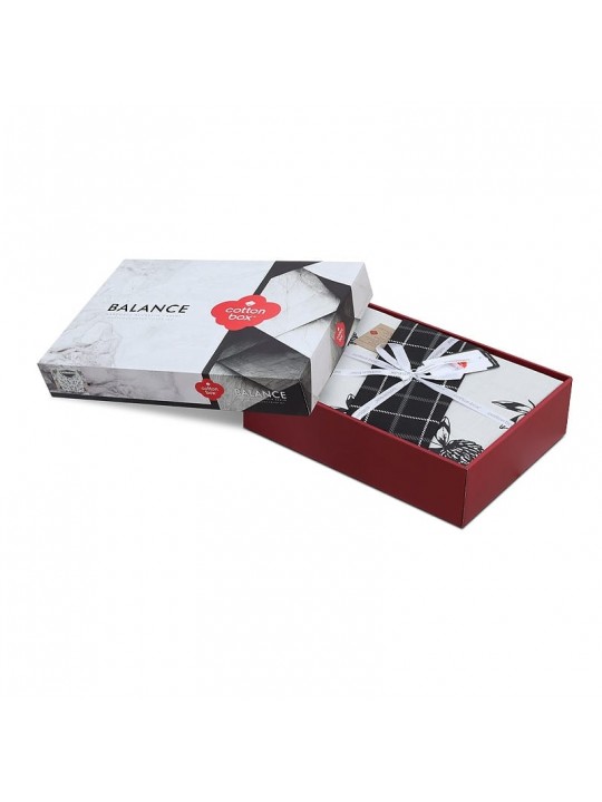 Σετ παπλωματοθήκη Ohia Cotton Box 4 τμχ Διπλή (200x220) χρώμα ανθρακί Σετ παπλωματοθήκη Ohia Cotton Box 4 τμχ Διπλή (200x220) χρώμα ανθρακί