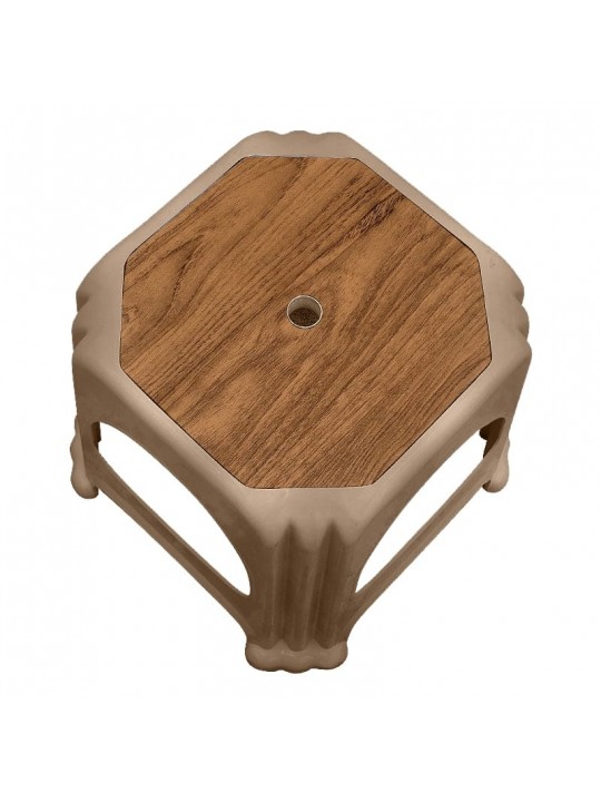 Σκαμπώ πολυπροπυλενίου στοιβαζόμενο Desia Megapap χρώμα μπεζ 35x35x32εκ. Σκαμπώ πολυπροπυλενίου στοιβαζόμενο Desia Megapap χρώμα μπεζ 35x35x32εκ.