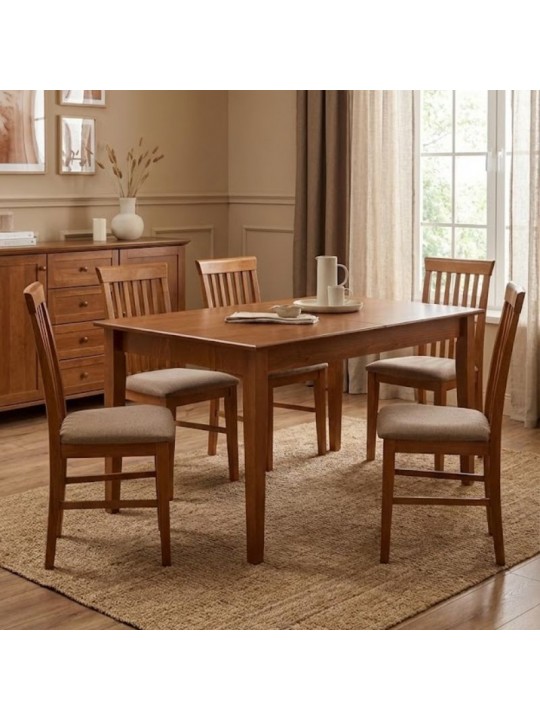 Καρέκλα τραπεζαρίας Francis Megapap από μασίφ ξύλο οξιάς χρώμα καρυδί 48x42x96εκ. Καρέκλα τραπεζαρίας Francis Megapap από μασίφ ξύλο οξιάς χρώμα καρυδί 48x42x96εκ.