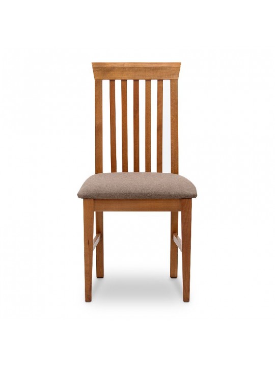 Καρέκλα τραπεζαρίας Francis Megapap από μασίφ ξύλο οξιάς χρώμα καρυδί 48x42x96εκ. Καρέκλα τραπεζαρίας Francis Megapap από μασίφ ξύλο οξιάς χρώμα καρυδί 48x42x96εκ.