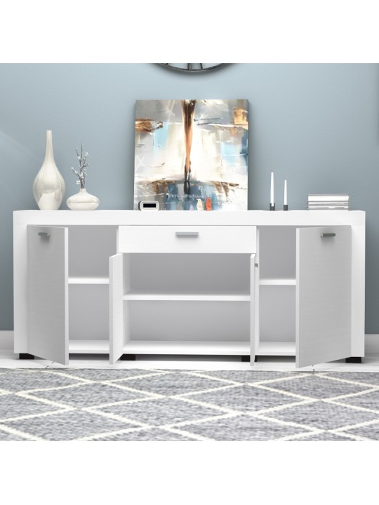 Μπουφές Joseph Megapap χρώμα λευκό 177x40x76εκ. Μπουφές Joseph Megapap χρώμα λευκό 177x40x76εκ.