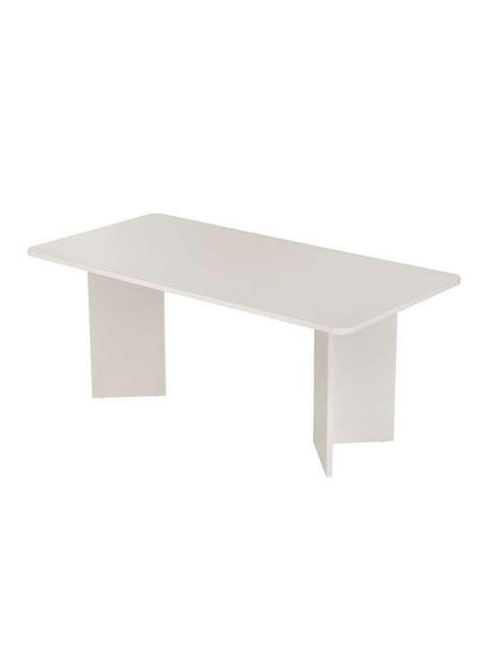 Τραπέζι Linza Megapap χρώμα λευκό 180x90x75εκ. Τραπέζι Linza Megapap χρώμα λευκό 180x90x75εκ.