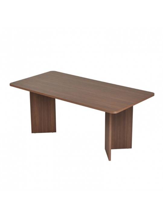 Τραπέζι Linza Megapap χρώμα καρυδί 180x90x75εκ. Τραπέζι Linza Megapap χρώμα καρυδί 180x90x75εκ.