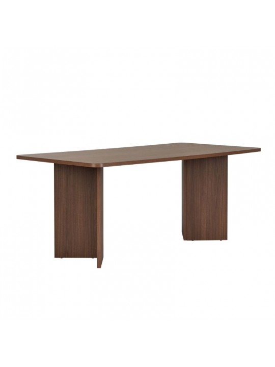 Τραπέζι Linza Megapap χρώμα καρυδί 180x90x75εκ. Τραπέζι Linza Megapap χρώμα καρυδί 180x90x75εκ.