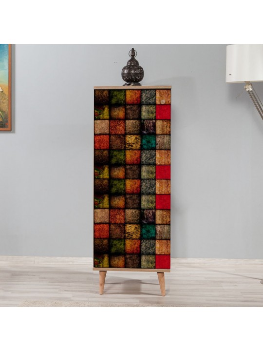 Παπουτσοθήκη - Ντουλάπι Soho Megapap χρώμα sonoma 50x38x135εκ. Παπουτσοθήκη - Ντουλάπι Soho Megapap χρώμα sonoma 50x38x135εκ.