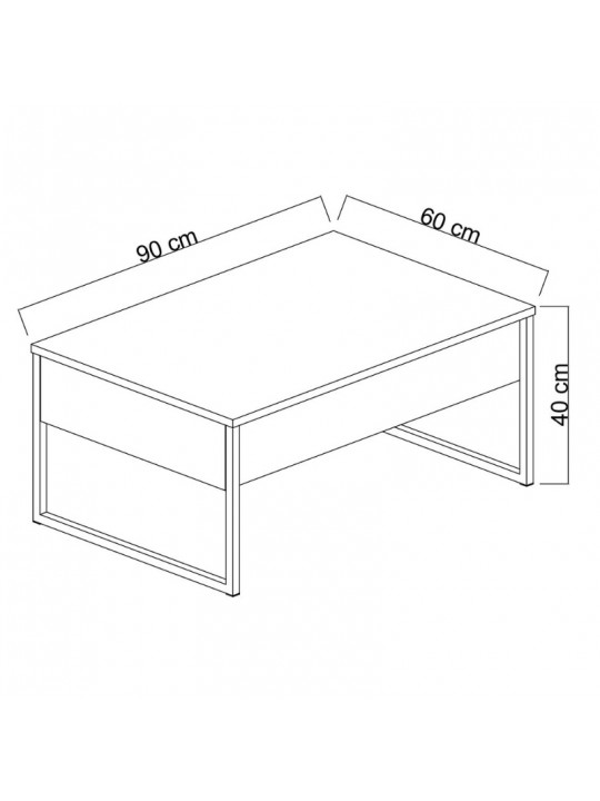 Τραπεζάκι σαλονιού Luxe Megapap χρώμα travertine - χρυσό 90x60x40εκ. Τραπεζάκι σαλονιού Luxe Megapap χρώμα travertine - χρυσό 90x60x40εκ.