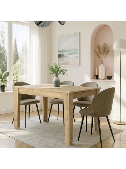 Τραπέζι Darlen Megapap χρώμα sapphire oak 125x72x74εκ. Τραπέζι Darlen Megapap χρώμα sapphire oak 125x72x74εκ.