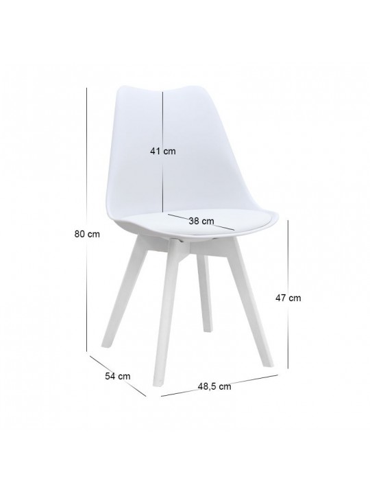 Σετ τραπεζαρία 5τμχ Darlen - Viva Megapap χρώμα sapphire oak - λευκό 125x72x74εκ. Σετ τραπεζαρία 5τμχ Darlen - Viva Megapap χρώμα sapphire oak - λευκό 125x72x74εκ.