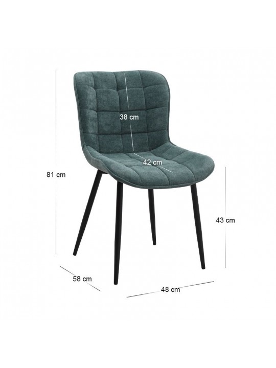 Σετ τραπεζαρία 5τμχ Darlen - Chiara Megapap χρώμα sapphire oak - πράσινο 125x72x74εκ. Σετ τραπεζαρία 5τμχ Darlen - Chiara Megapap χρώμα sapphire oak - πράσινο 125x72x74εκ.