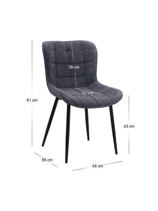 Σετ τραπεζαρία 5τμχ Darlen - Chiara Megapap χρώμα sapphire oak - ανθρακί 125x72x74εκ. Σετ τραπεζαρία 5τμχ Darlen - Chiara Megapap χρώμα sapphire oak - ανθρακί 125x72x74εκ.